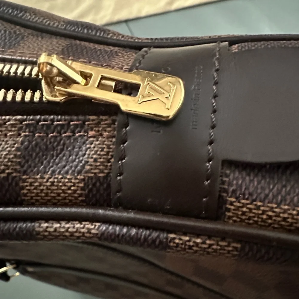 Louis Vuitton Porte- documents Voyage, Damier Brown Leather - Picture 5 of 8